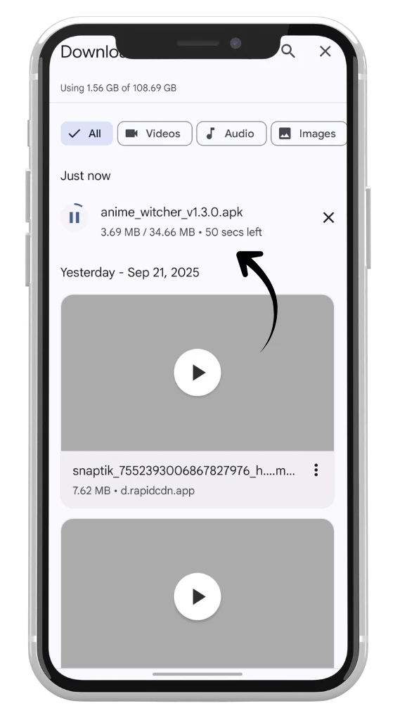 انتظر التنزيل